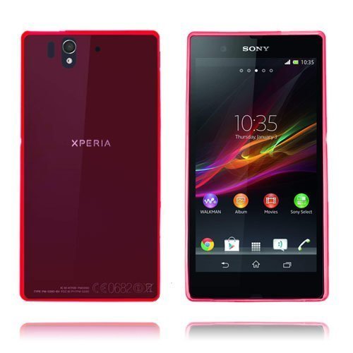 Ultraskin Punainen Sony Xperia Z Suojakotelo