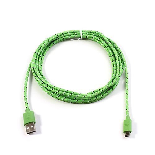 Universaali 3m Micro Usb Kaapeli Älypuhelimille Vihreä