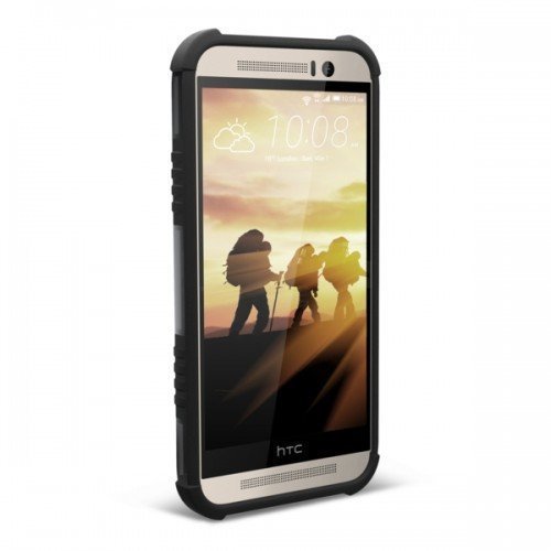 Urban Armor Gear HTC One M9 Composite Suojakotelo Ash/Black- Suojakalvolla