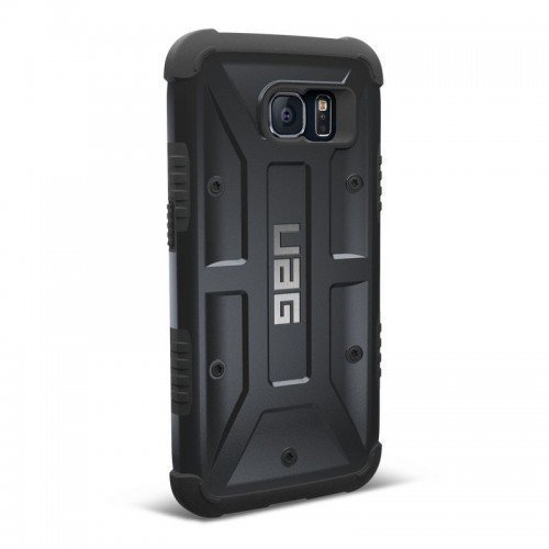 Urban Armor Gear Samsung Galaxy S6 Composite Suojakotelo Black/Black- Suojakalvolla