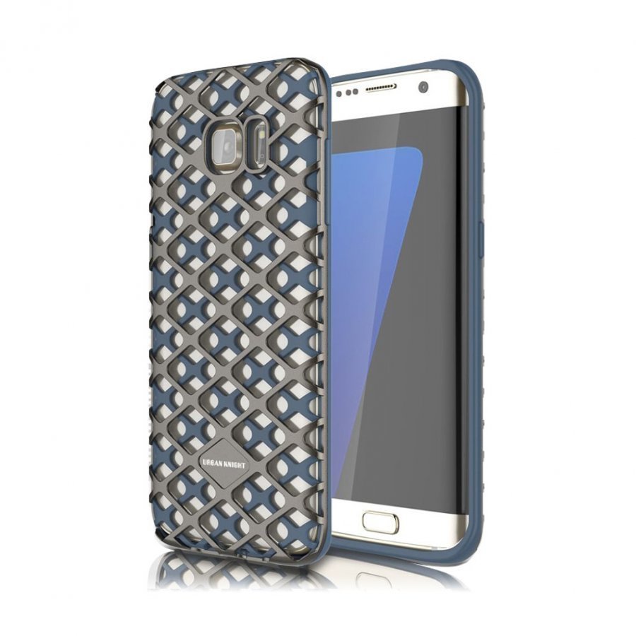 Urban Knight Samsung Galaxy S7 Edge Joustava Hybridi Muovikuori Pronssi
