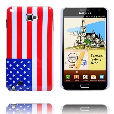 Usa:N Lippu Samsung Galaxy Note Suojakuori