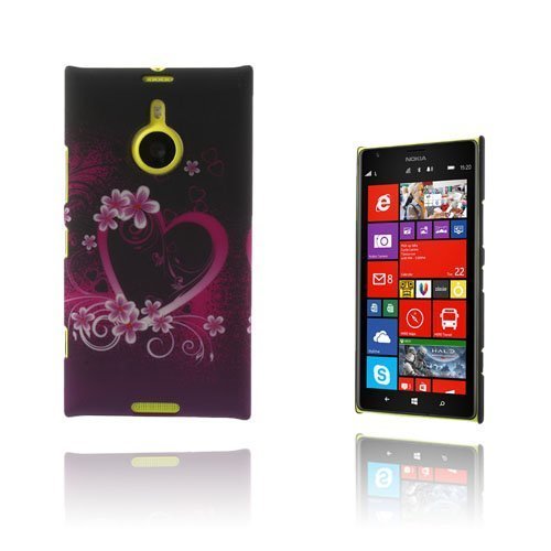 Valantine Violetti Sydän Nokia Lumia 1520 Suojakuori