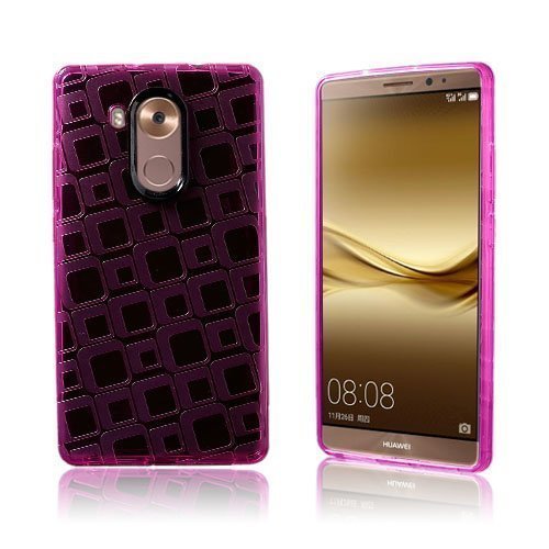 Valdemar Huawei Mate 8 Neliö Kuvio Tpu Kuori Kuuma Pinkki