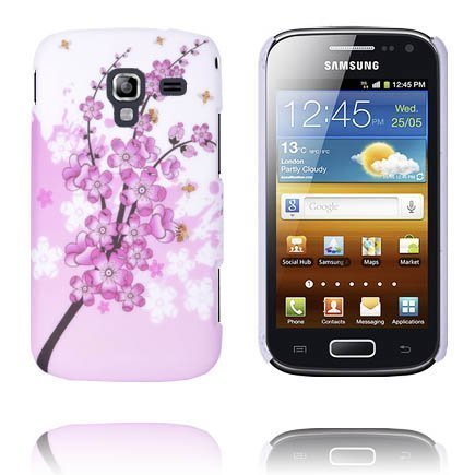 Valentine Pinkki Kukkakimppu Samsung Galaxy Ace 2 Suojakuori