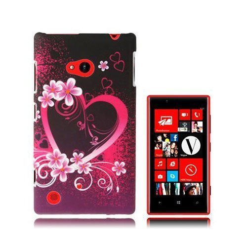 Valentine Pinkki Sydän Nokia Lumia 720 Suojakuori