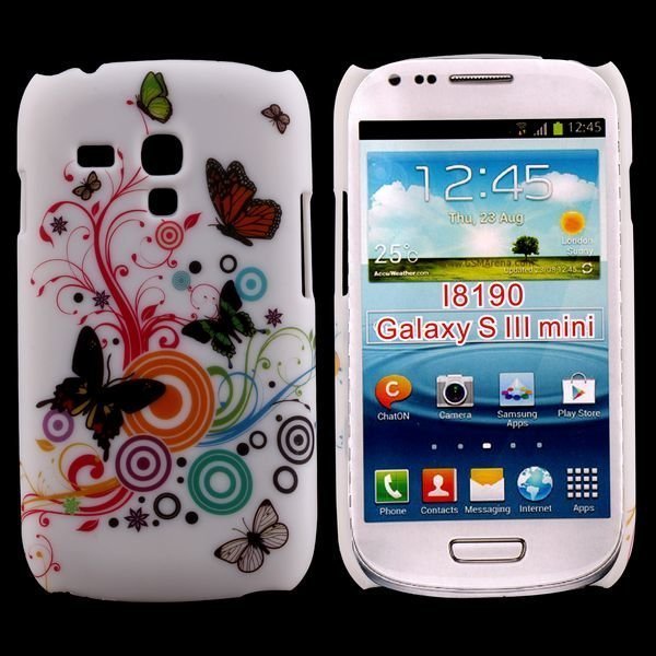 Valentine Sekalaiset Perhoset & Ympyrät Samsung Galaxy S3 Mini Suojakuori