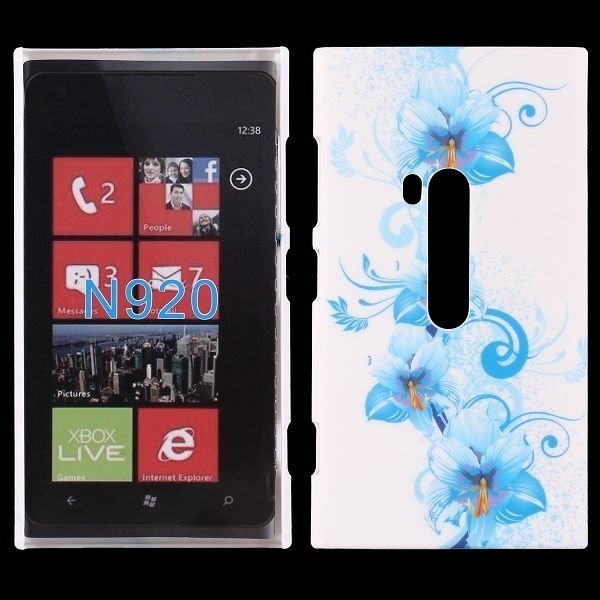 Valentine Sininen Kukka Nokia Lumia 920 Suojakuori