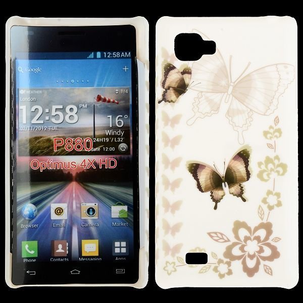 Valentine Tummat Perhoset Lg Optimus 4x Hd Suojakuori