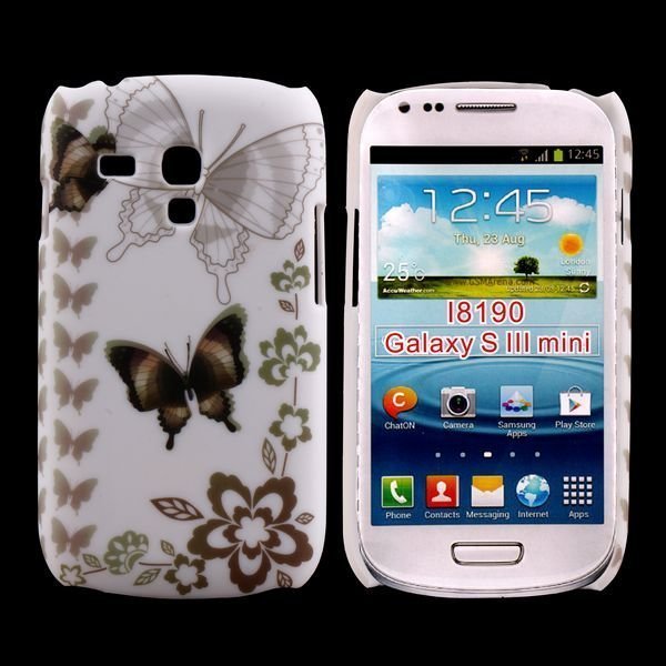 Valentine Tummat Perhoset Samsung Galaxy S3 Mini Suojakuori
