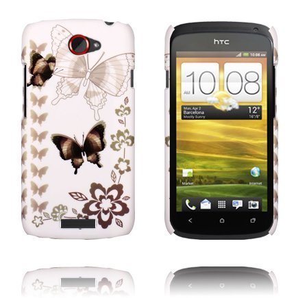 Valentine Valkoinen Taivas Musta Perhonen Htc One S Suojakuori