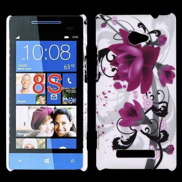 Valentine Violetit Kukat Htc Windows Phone 8s Suojakuori