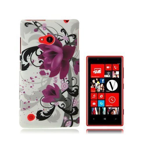 Valentine Violetti Kukka Nokia Lumia 720 Suojakuori
