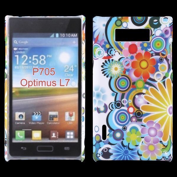 Valentine Värikkäät Kukat Lg Optimus L7 Suojakuori