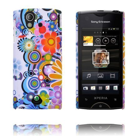 Valentine Värikkäät Ympyrät Sony Ericsson Xperia Ray Suojakuori