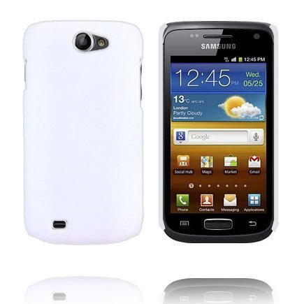 Valkoinen Samsung Galaxy W Kova Suojakuori