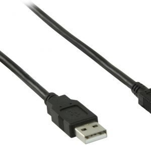 Valueline Usb 2.0 A - Usb Micro B Uros-Uros Kaapeli Musta 2