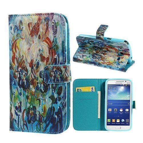 Van Gogh Abstraktit Kukat Samsung Galaxy Grand 2 Nahkakotelo