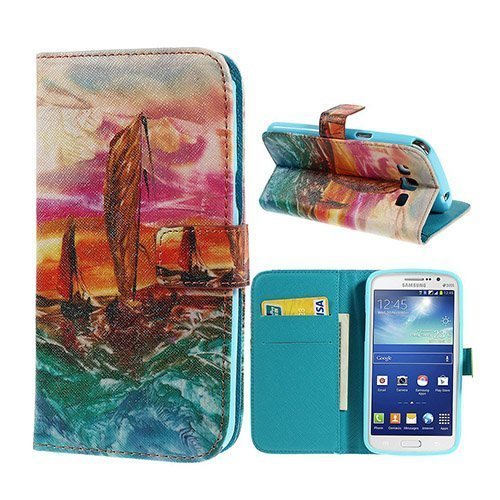 Van Gogh Merimatka Samsung Galaxy Grand 2 Nahkakotelo