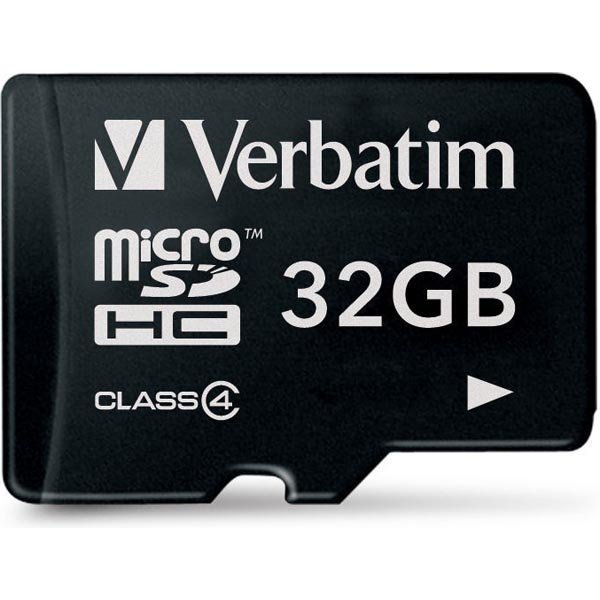 Verbatim muistikortti microSDHC 32GB micro Secure Class 4