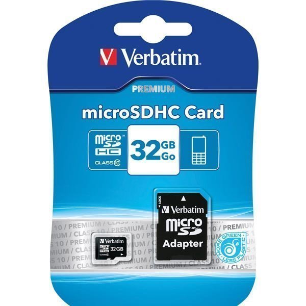 Verbatim muistikortti microSDHC 32GB micro Secure Digital High-Capacity Class 10