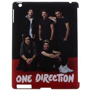 WOS Kova Suojakuori iPad 2 iPad 3 iPad 4 One Direction Musta