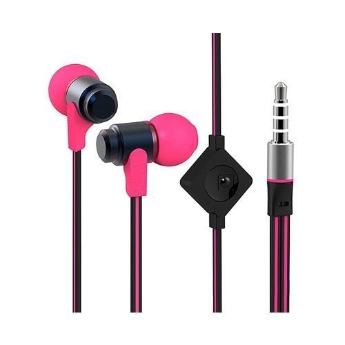 Wallytech Whf-116 Pinkki / Black Nappikuulokkeet Mikrofonilla