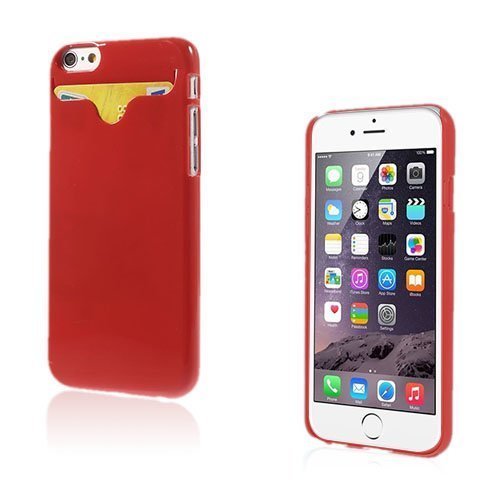 Waltari Punainen Iphone 6 Card Holder Suojakuori