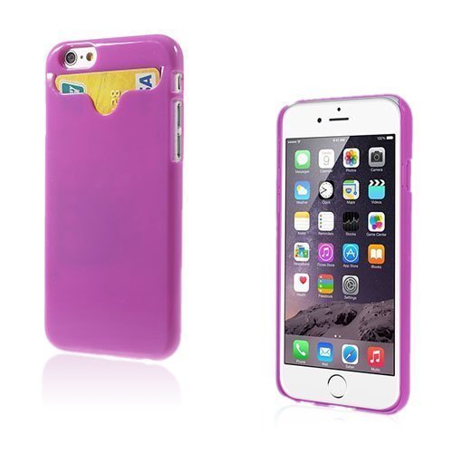 Waltari Violetti Iphone 6 Card Holder Suojakuori