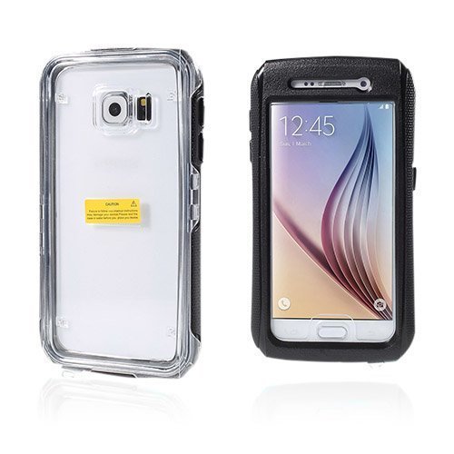 Water Samsung Galaxy S6 Vedenkestävä Suojakuori Musta