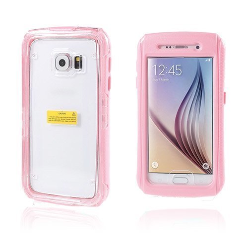 Water Samsung Galaxy S6 Vedenkestävä Suojakuori Pinkki