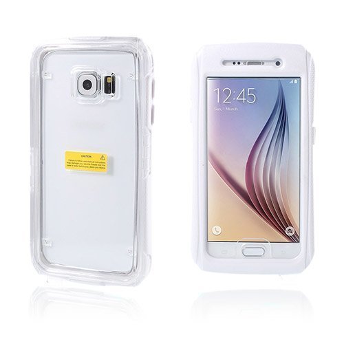 Water Samsung Galaxy S6 Vedenkestävä Suojakuori Valkoinen