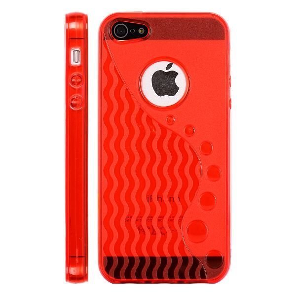 Wave S-Line Punainen Iphone 5 Suojakuori