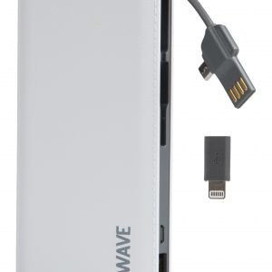 Wave Valkoinen Lisävirtalaturi 9000 Mah