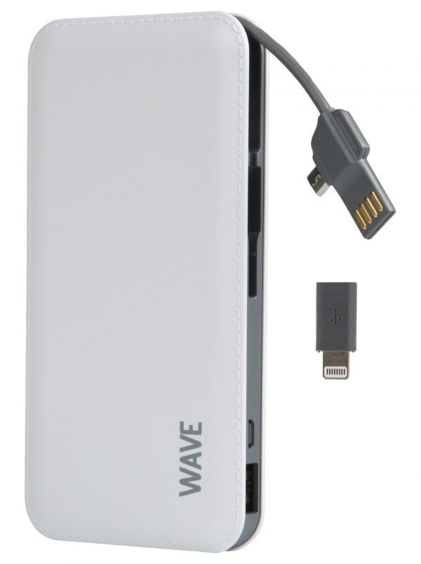 Wave Valkoinen Lisävirtalaturi 9000 Mah