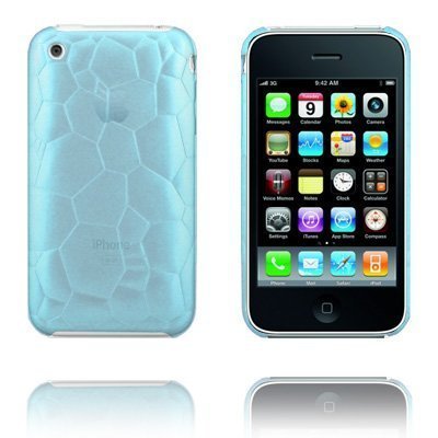 Web Shell Läpikuultava Sininen Iphone 3g / 3gs Suojakuori