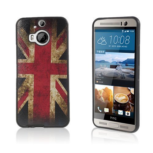 Wester Edge Htc One M9 Plus Kuori Vanhanaikainen Britannian Lippu