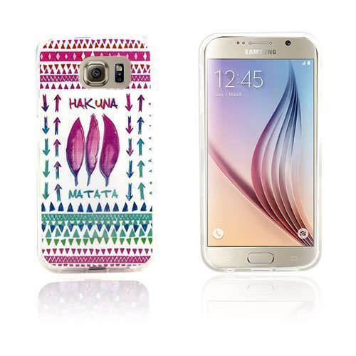 Wester Edge Samsung Galaxy S6 Suojakuori Hakuna Matata