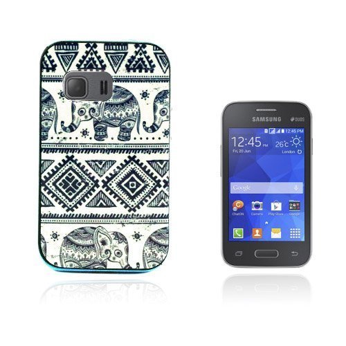 Wester Edge Samsung Galaxy Young 2 Suojakuori Tribaali Norsu Kuvio