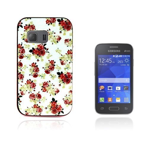 Wester Edge Samsung Galaxy Young 2 Suojakuori Värikkäät Kukat