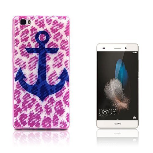 Westergaard Huawei Ascend P8 Lite Kuori Leopardi Kuvio Ja Ankkuri