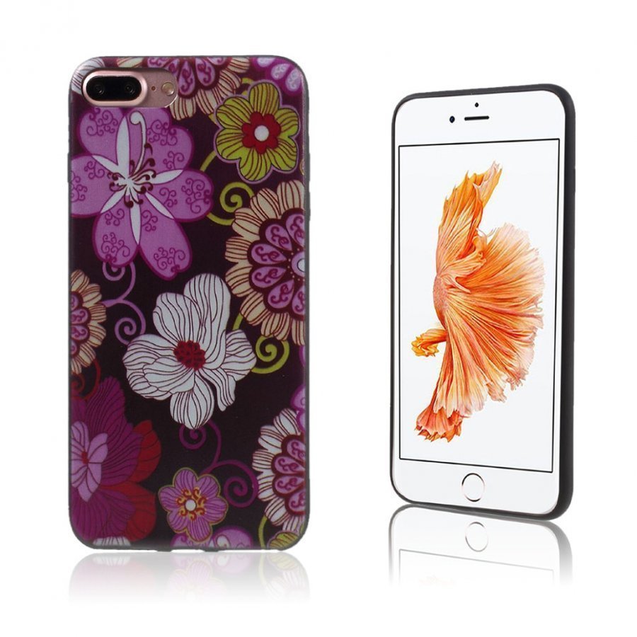 Westergaard Iphone 7 Plus Joustava Muovikuori Kaunis Kukka Kuvio