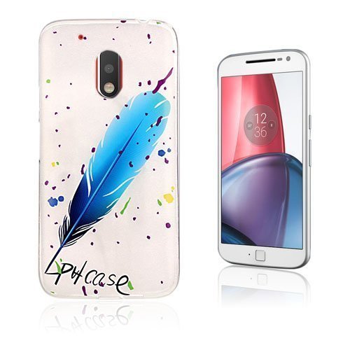 Westergaard Motorola Moto G4 / G4 Plus Erittäin Kirkas Takakuori Sulka Ja Graffiti