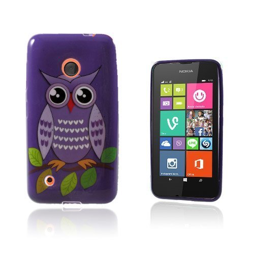 Westergaard Nokia Lumia 530 Suojakuori Violetit Pöllöt Oksalla
