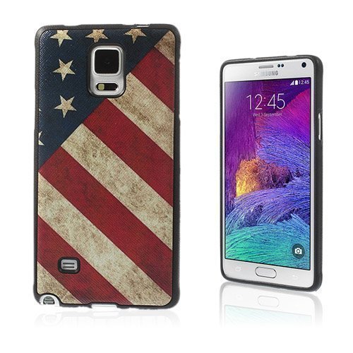 Westergaard Retro Usa:N Lippu Samsung Galaxy Note 4 Suojakuori