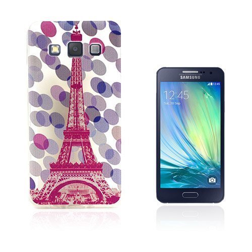 Westergaard Samsung Galaxy A3 Suojakuori Pinkki Eiffel Torni