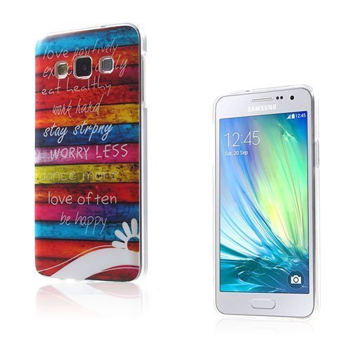 Westergaard Samsung Galaxy A3 Suojakuori Teksti Ja Raidat