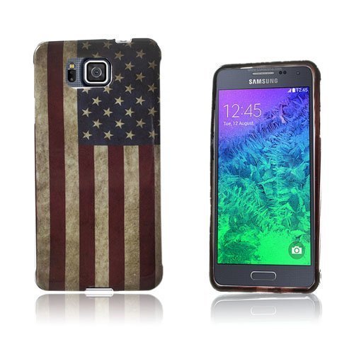 Westergaard Samsung Galaxy Alpha Suojakuori Usa:N Lippu