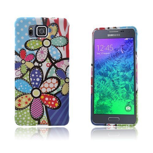 Westergaard Samsung Galaxy Alpha Suojakuori Värikkäät Kukat