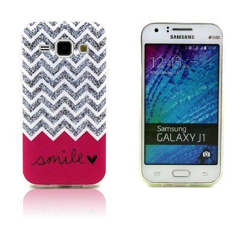 Westergaard Samsung Galaxy J1 Kuori Chevron Ja Hymyile